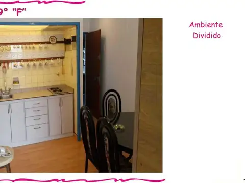 Departamento Monoambiente con 1 baño