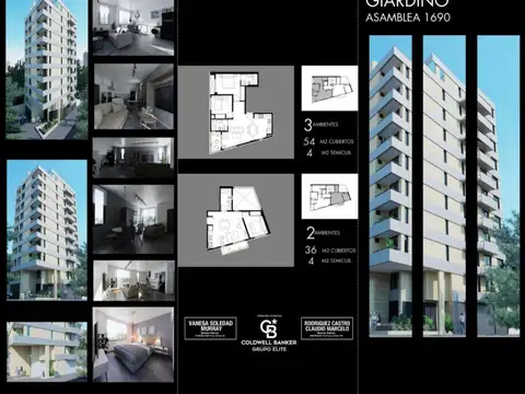 Departamento 3 ambientes con 2 baños