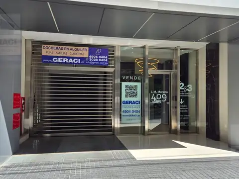 Excelente Cochera Fija Cubierta en esquina de JM Moreno y JB Alberdi - Caballito