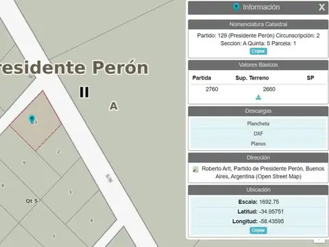 Terreno en Venta en San Vicente, USD 80.000