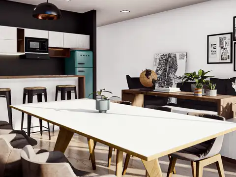 Departamento Monoambiente con 1 baño