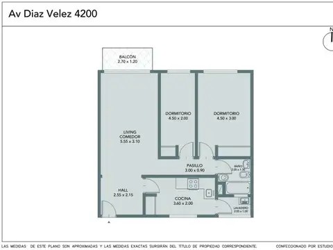 Departamento en Venta de 3 ambientes