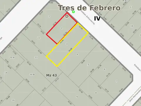 Terreno en Venta en Villa Bosch, USD 300.000