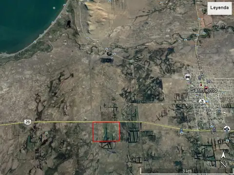 INMOBILIARIA COMODORO - Chubut -  60 has sobre Ruta Prov. 26 - Exlente Oportunidad