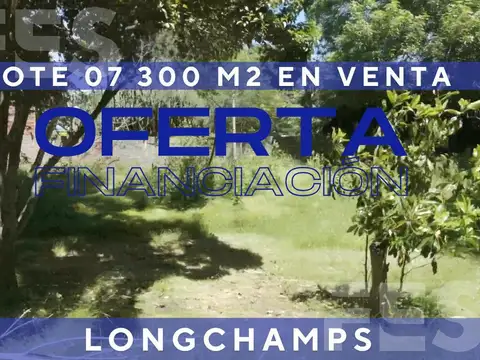 Terreno a la  venta en Longchamps con Financiación directa