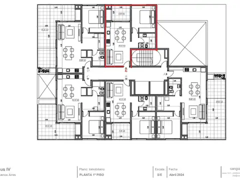 Departamento 2 ambientes con 1 baño