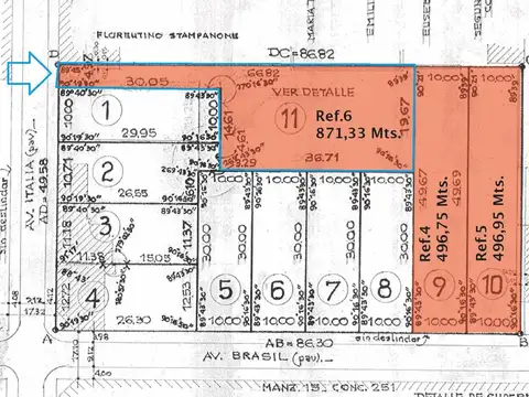 LOTE SOBRE AVENIDA / IDEAL PARA PROYECTO COMERCIAL