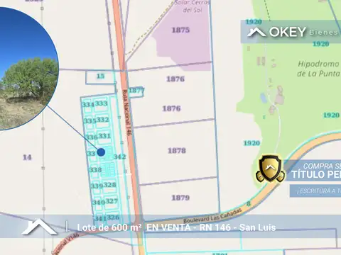 Terreno en Venta en La Punta, USD 7.500