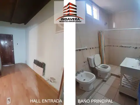 Casa 3 ambientes con 2 baños