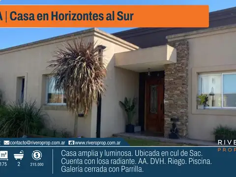Venta Casa - 3 Habitaciones - Caldera A/A Piscina - Horizontes al Sur