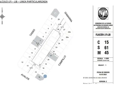 Terreno en Venta en Parque Chas, USD 189.000