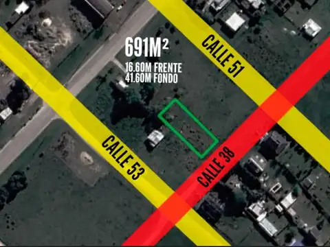 Terreno en venta - 691 mts2 - Miramar