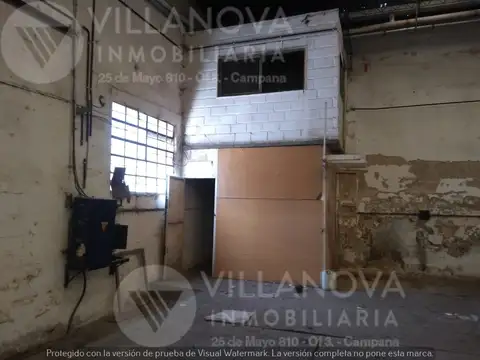 GALPON INDUSTRIAL - A METROS DE REFINERIA AXION CAMPANA - 590 M2