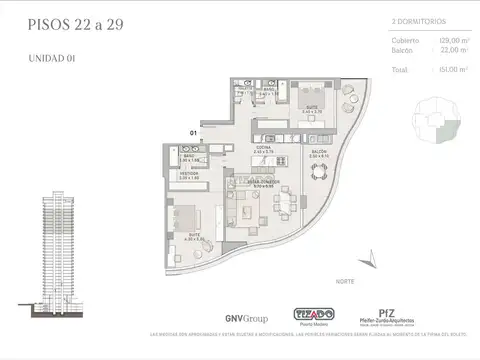 Departamento en Venta de 3 ambientes