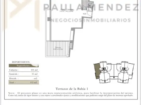 Departamento en Venta de 3 ambientes
