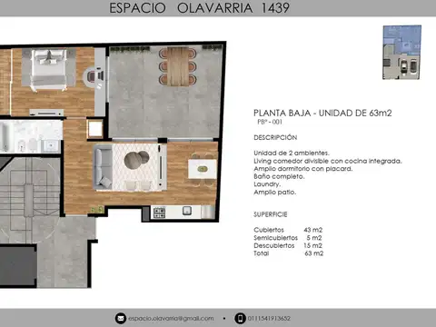 Terreno en Venta 9  mts Frente