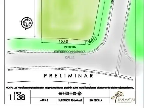 Terreno en Venta 45  mts Fondo