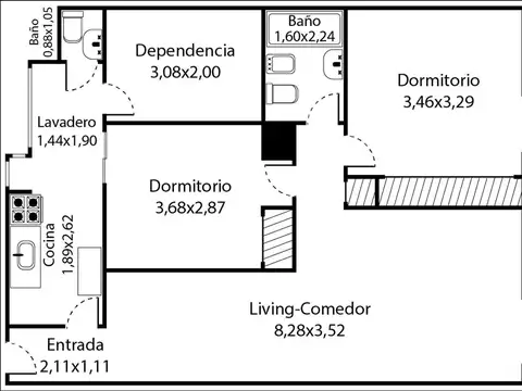 Departamento en Venta 49 años