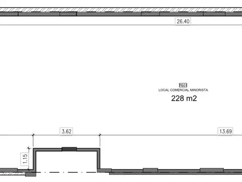 ALQUILER EXCELENTE LOCAL COMERCIAL 228 M2 SOBRE AV. CABILDO