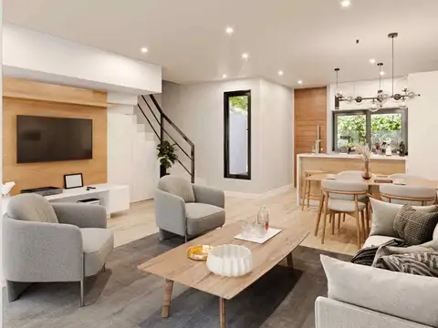 Casa 4 ambientes con 2 baños