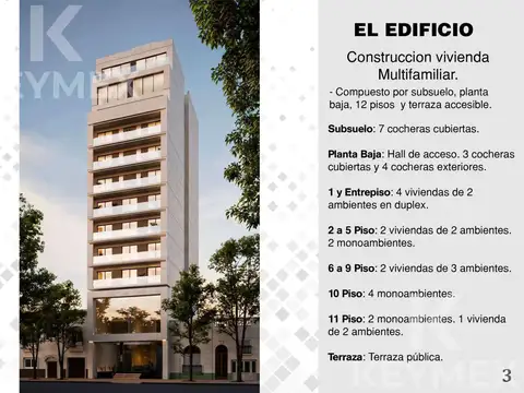 Departamento en  venta 2 ambientes, La Plata