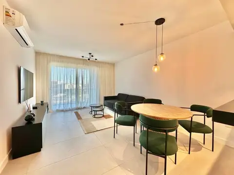 Departamento 2 ambientes con 2 baños