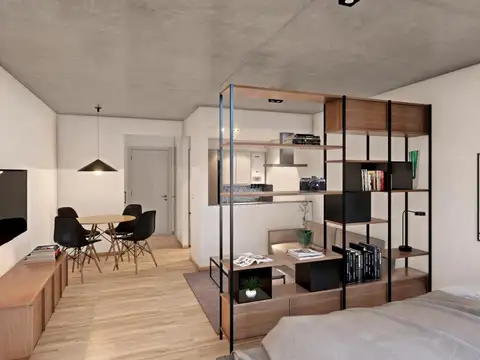 Departamentos Loft en barrio Hospitales. Unidad con patio exclusivo