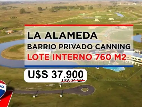 LOTE EN VENTA LA ALAMEDA CANNING ETAPA 1