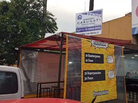 Merlo centro. Venta local comercial Maipú a mts de la Av Liberrtador. 3.5 x 9 mts.