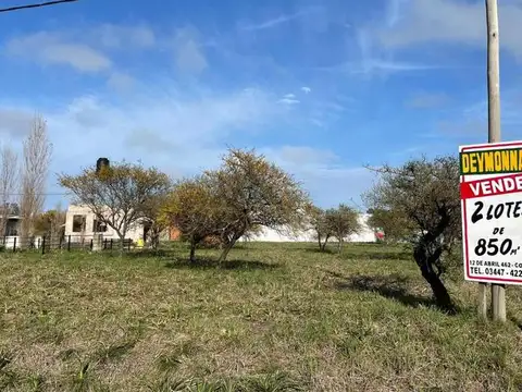 Terrenos de 850 m2 Colón Entre Ríos zona Los Bretes