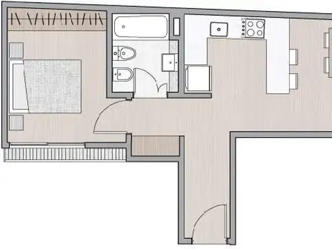 Departamento en Venta Apto profesional