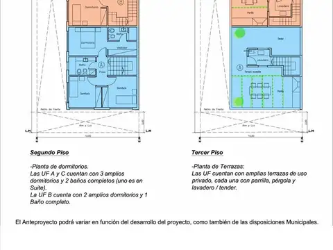 Depto Tipo Casa en Venta de 3 ambientes