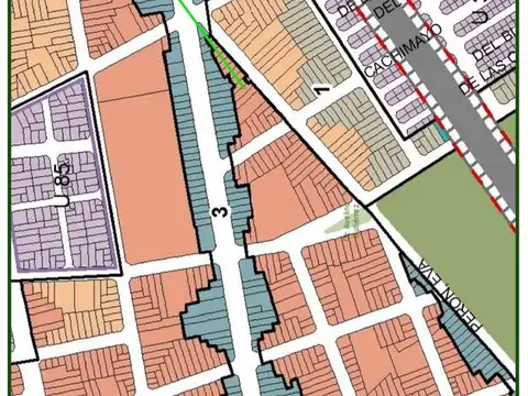 Terreno en Venta 34  mts Fondo