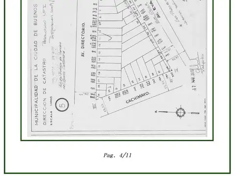 Terreno en Venta en Parque Chacabuco, USD 600.000
