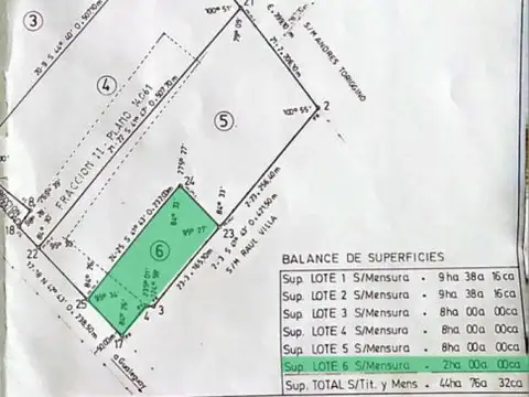 Borde Rio , Piso No definido