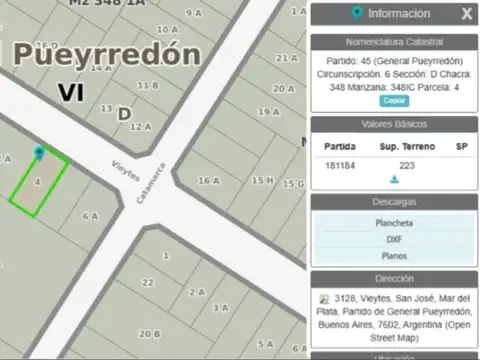 VENTA TERRENO P/ DESARROLLO  C1 -CHAUVIN