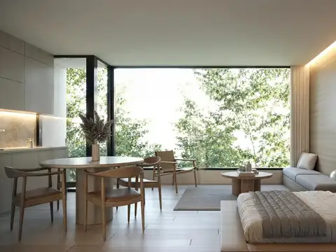 Monoambiente premium a estrenar en Palermo Hollywood, financ