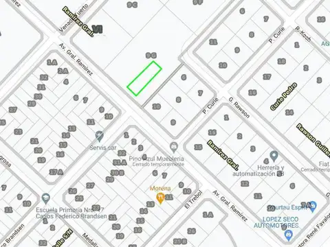 Avenida General Ramírez e/ Venado Tuerto y Curie