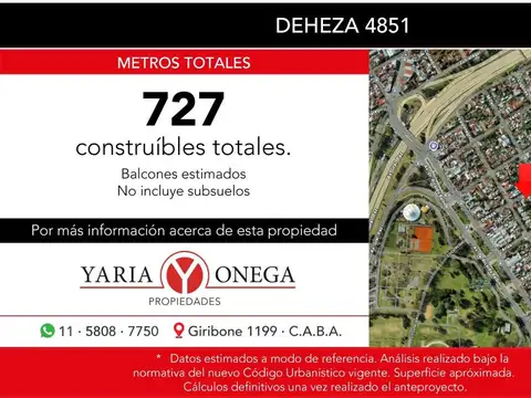 Terreno en Venta en Saavedra, USD 295.000