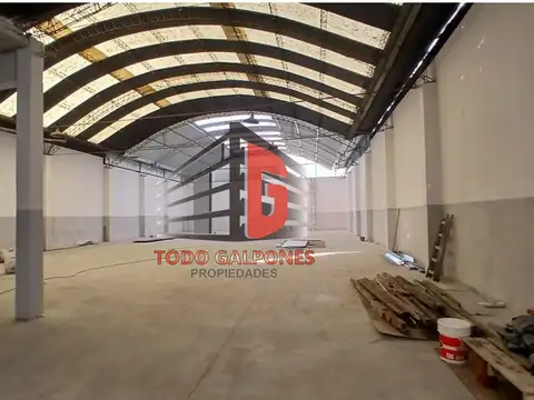 Galpón 850m2 S/Lote 16x50 a ESTRENAR