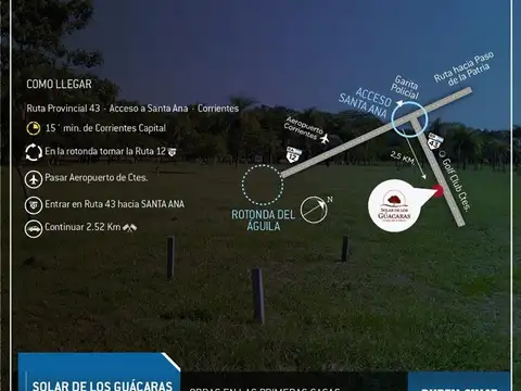 Terreno en Venta en Corrientes, USD 36.100