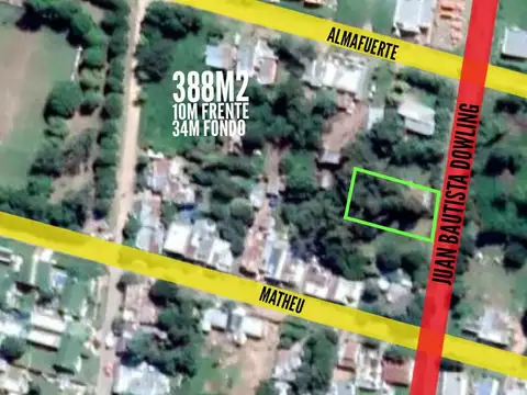 Terreno en venta - 340mts2 - Carmen De Areco