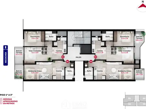 Necochea 2000, Piso 9