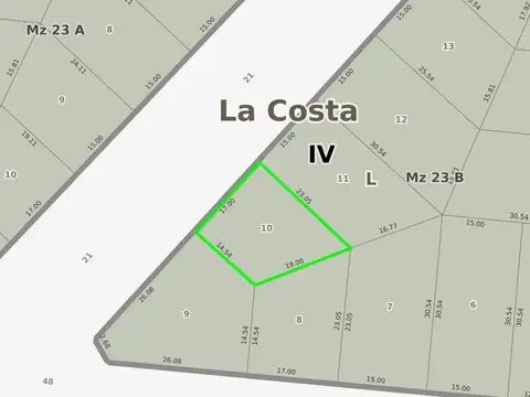 Terreno en Venta de 320,0 m2