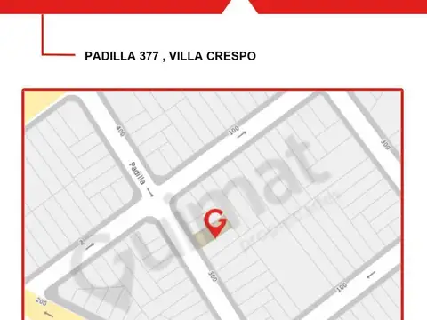 Terreno en Venta en Villa Crespo, USD 530.000