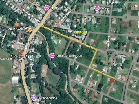 Terreno en Venta 39  mts Fondo