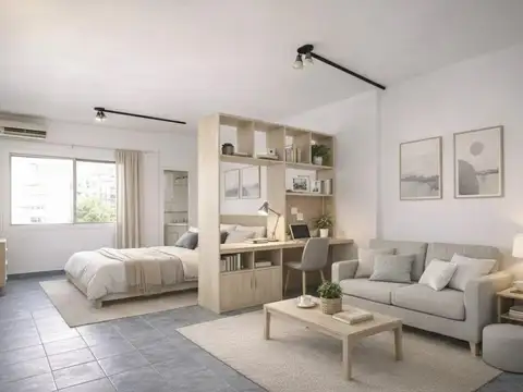 Monoambiente divisible 30 m² | Cocina separada | Muy luminoso | Apto crédito | Recoleta