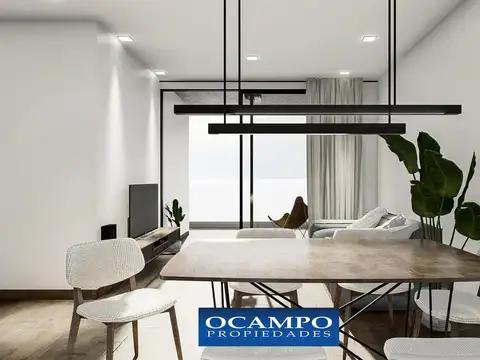 Departamento 2 ambientes con 1 baño