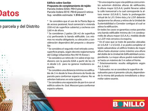 Lote venta Villa Pueyrredón