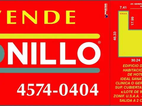 Terreno en Venta en Villa Pueyrredon, USD 3.500.000